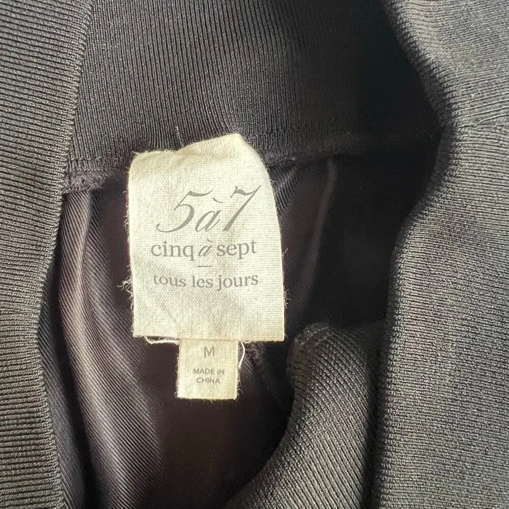Cinq à Sept Giles Olive Cupro Cargo Jogger Pants Quiet Luxury M - Picture 10 of 10
